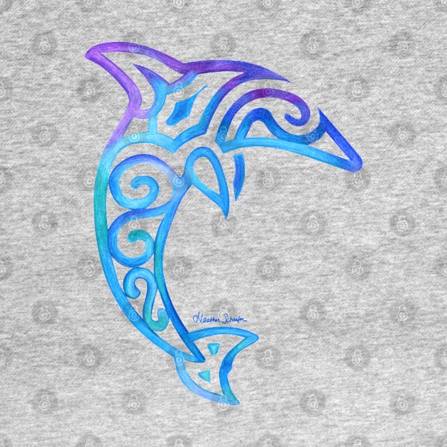 Tribal Dolphin by artsytoocreations